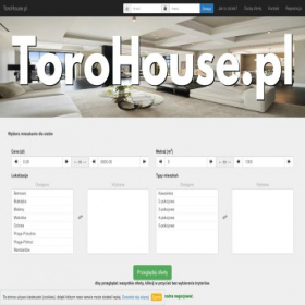 Скриншот главной страницы сайта torohouse.pl