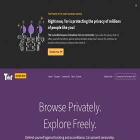 Скриншот главной страницы сайта torproject.nl.mirrors.airvpn.org