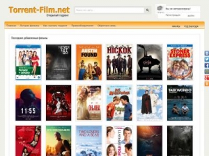 Скриншот главной страницы сайта torrent-film.net