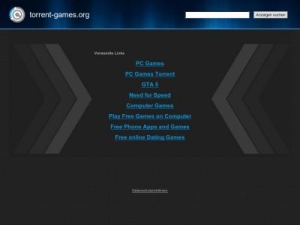 Скриншот главной страницы сайта torrent-games.org