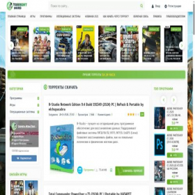 Скриншот главной страницы сайта torrent-word.org