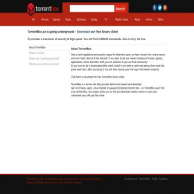 Скриншот главной страницы сайта torrentbox.sx