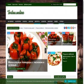 Скриншот главной страницы сайта tortou.online