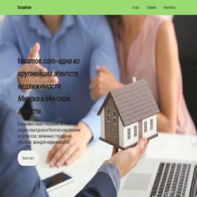 Скриншот главной страницы сайта tosamoe.com