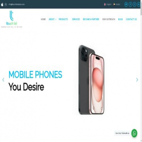 Скриншот главной страницы сайта touchtelglobal.com