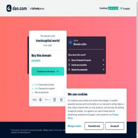 Скриншот главной страницы сайта trackcapital.world