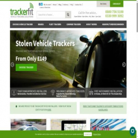 Скриншот главной страницы сайта trackerfit.co.uk