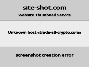 Скриншот главной страницы сайта trade-all-crypto.com