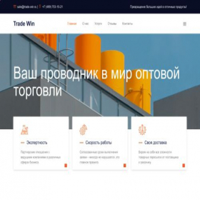 Скриншот главной страницы сайта trade-win.ru