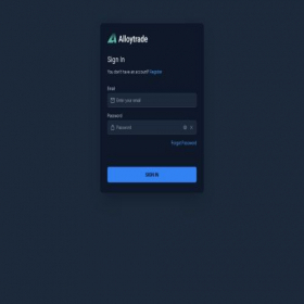 Скриншот главной страницы сайта trade.alytrade.cc