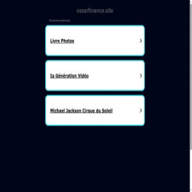 Скриншот главной страницы сайта trade.cezarfinance.site