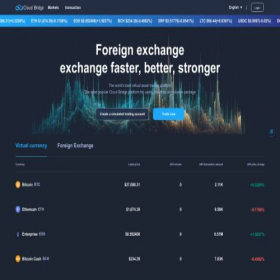 Скриншот главной страницы сайта trade.cloudbridge.capital