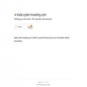 Скриншот главной страницы сайта trade.cyber-investing.com