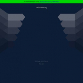 Скриншот главной страницы сайта trade.deluxdeals.org