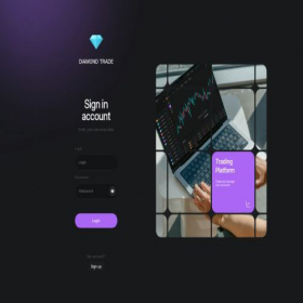 Скриншот главной страницы сайта trade.diamondtrade.pro