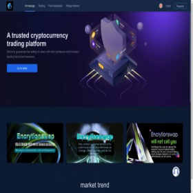 Скриншот главной страницы сайта trade.encrytionswap.com