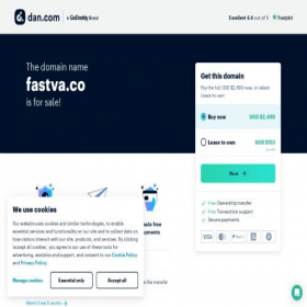 Скриншот главной страницы сайта trade.fastva.co
