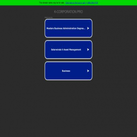 Скриншот главной страницы сайта trade.k-corporation.pro