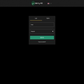Скриншот главной страницы сайта trade.merryhill.online