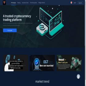 Скриншот главной страницы сайта trade.nexusxex.net