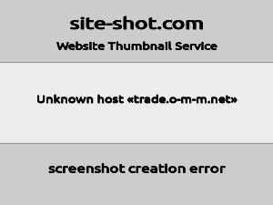 Скриншот главной страницы сайта trade.o-m-m.net