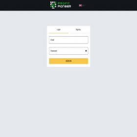Скриншот главной страницы сайта trade.profitpioneer.trading