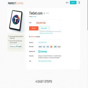 Скриншот главной страницы сайта trade.tieget.com