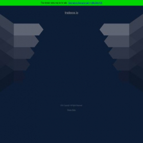Скриншот главной страницы сайта trade.tradexxx.io