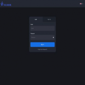 Скриншот главной страницы сайта trade.velmor.org