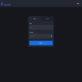 Скриншот главной страницы сайта trade.velmor.pro