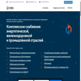 Скриншот главной страницы сайта tradeinform.ru