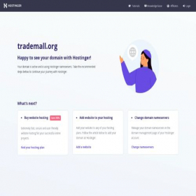 Скриншот главной страницы сайта trademall.org