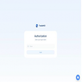 Скриншот главной страницы сайта trademo.io