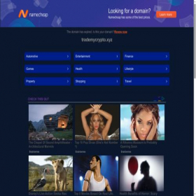 Скриншот главной страницы сайта trademycrypto.xyz