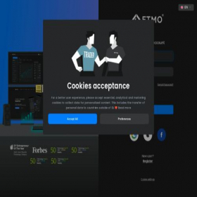 Скриншот главной страницы сайта trader.ftmo.com