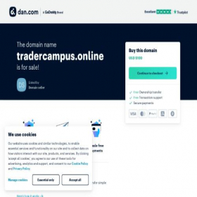 Скриншот главной страницы сайта tradercampus.online