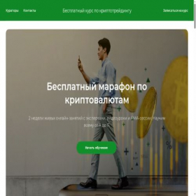 Скриншот главной страницы сайта tradergo.shop