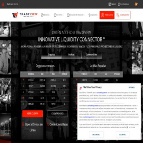Скриншот главной страницы сайта tradeviewlatam.com