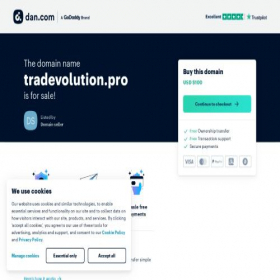 Скриншот главной страницы сайта tradevolution.pro