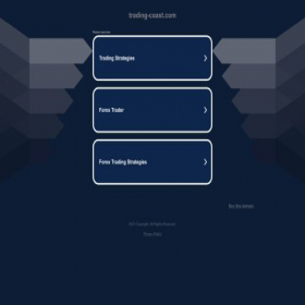 Скриншот главной страницы сайта trading-coast.com