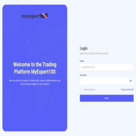 Скриншот главной страницы сайта trading.my-expert100.com