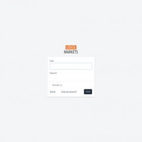 Скриншот главной страницы сайта trading.ubkplatform.com
