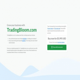 Скриншот главной страницы сайта tradingbloom.com