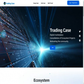 Скриншот главной страницы сайта tradingcase.com