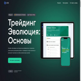 Скриншот главной страницы сайта tradingevolution.ru