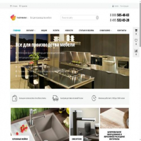 Скриншот главной страницы сайта traid-market.ru
