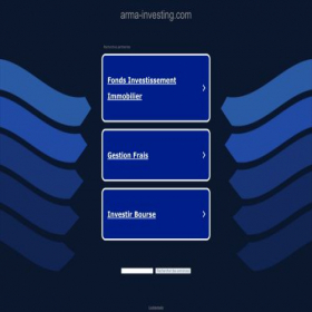 Скриншот главной страницы сайта traiding.arma-investing.com