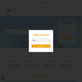 Скриншот главной страницы сайта trans-lane.com