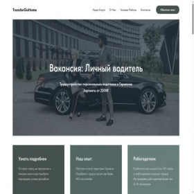 Скриншот главной страницы сайта transcdhome.info