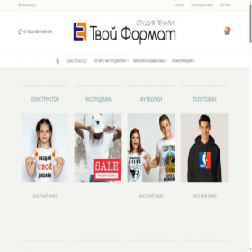 Скриншот главной страницы сайта transfacer.ru
